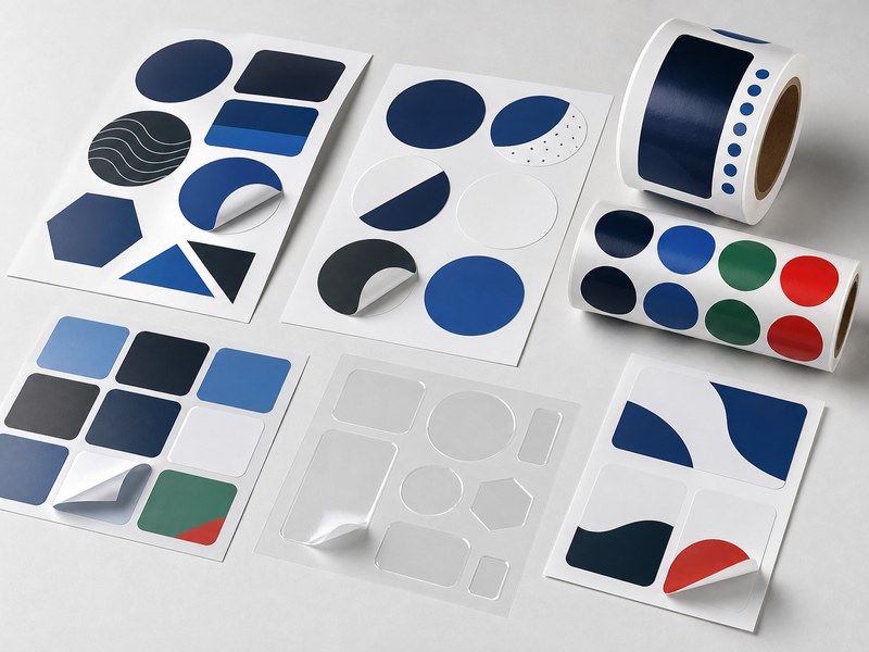 Die-cut stickers and labels